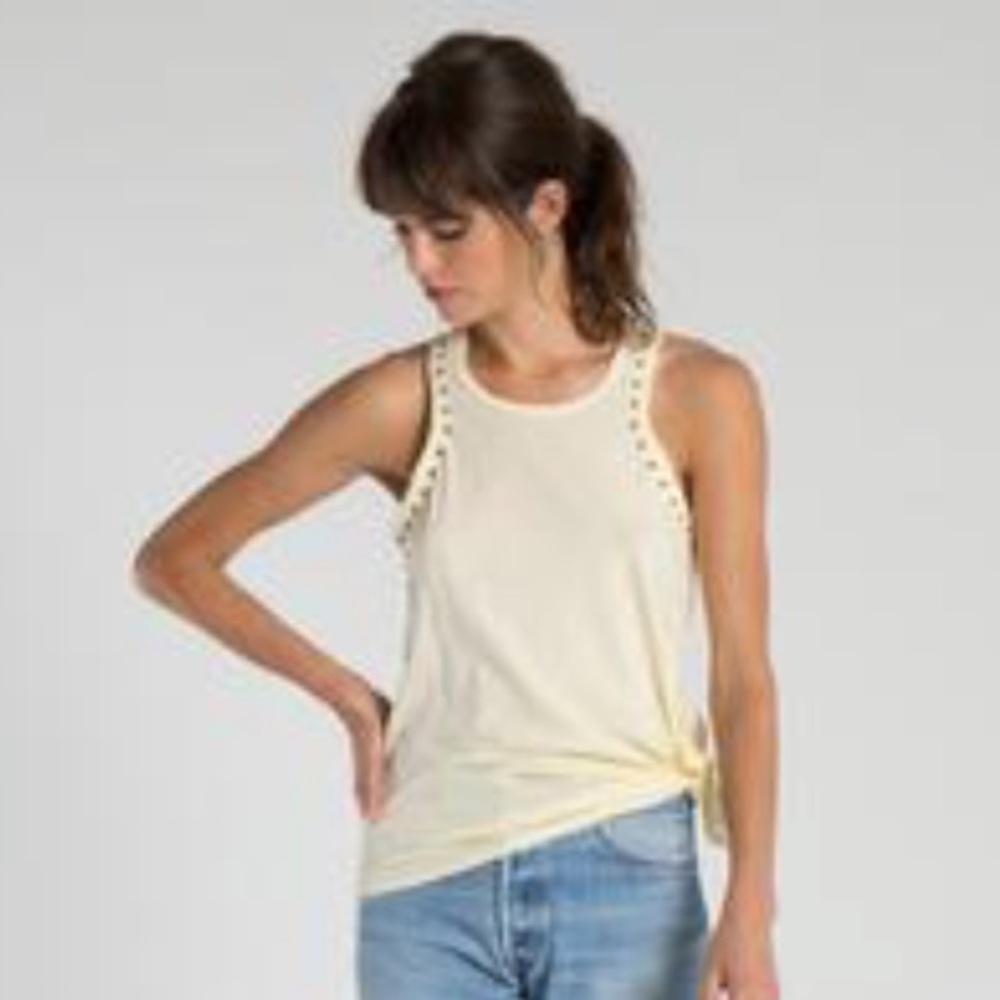 N Philanthropy studded tank, new without tags